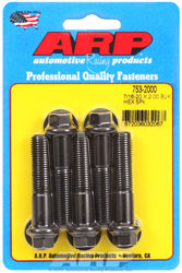 Click for a larger picture of ARP 7/16-20 x 2.000 Black Oxide Bolt, 7/16" Hex Head, 5-pk