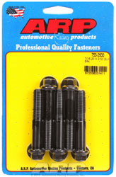 Click for a larger picture of ARP 7/16-20 x 2.500 Black Oxide Bolt, 7/16" Hex Head, 5-pk