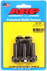 Click for a larger picture of ARP 3/8-24 x 1.250 Black Oxide Bolt, 7/16" Hex Head, 5-pk