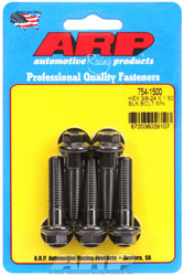 Click for a larger picture of ARP 3/8-24 x 1.500 Black Oxide Bolt, 7/16" Hex Head, 5-pk