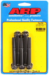 Click for a larger picture of ARP 3/8-24 x 2.750 Black Oxide Bolt, 7/16" Hex Head, 5-pk