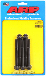 Click for a larger picture of ARP 3/8-24 x 3.500 Black Oxide Bolt, 7/16" Hex Head, 5-pk