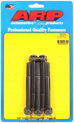Click for a larger picture of ARP 3/8-24 x 3.750 Black Oxide Bolt, 7/16" Hex Head, 5-pk