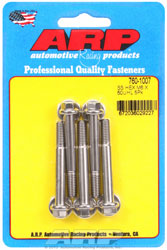 Click for a larger picture of ARP M6 x 1.00 x 50 Hex Head Stainless Steel Bolt, 5-Pack