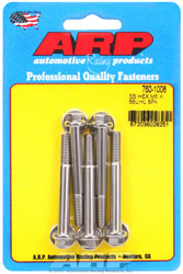 Click for a larger picture of ARP M6 x 1.00 x 55 Hex Head Stainless Steel Bolt, 5-Pack