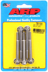 Click for a larger picture of ARP M6 x 1.00 x 60 Hex Head Stainless Steel Bolt, 5-Pack
