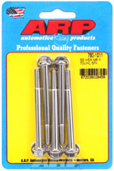 Click for a larger picture of ARP M6 x 1.00 x 70 Hex Head Stainless Steel Bolt, 5-Pack