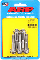 Click for a larger picture of ARP M8 x 1.25 x 40 Hex Head Stainless Steel Bolt, 5 Pack