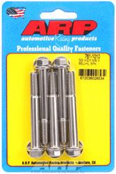 Click for a larger picture of ARP M8 x 1.25 x 65 Hex Head Stainless Steel Bolt, 5 Pack