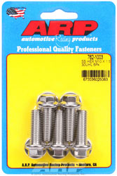 Click for a larger picture of ARP M10 x 1.50 x 30 Hex Head Stainless Steel Bolt, 5-Pack