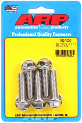 Click for a larger picture of ARP M10 x 1.50 x 35 Hex Head Stainless Steel Bolt, 5-Pack