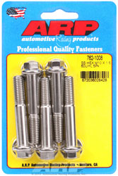 Click for a larger picture of ARP M10 x 1.50 x 60 Hex Head Stainless Steel Bolt, 5-Pack