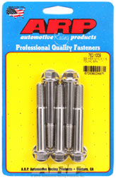 Click for a larger picture of ARP M10 x 1.50 x 70 Hex Head Stainless Steel Bolt, 5-Pack