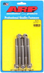 Click for a larger picture of ARP M10 x 1.50 x 90 Hex Head Stainless Steel Bolt, 5-Pack