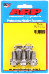 Click for a larger picture of ARP M10 x 1.25 x 20 Hex Head Stainless Steel Bolt, 5-Pack