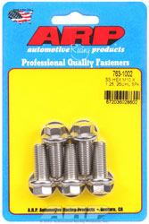Click for a larger picture of ARP M10 x 1.25 x 25 Hex Head Stainless Steel Bolt, 5-Pack