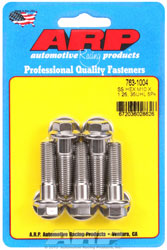 Click for a larger picture of ARP M10 x 1.25 x 35 Hex Head Stainless Steel Bolt, 5-Pack