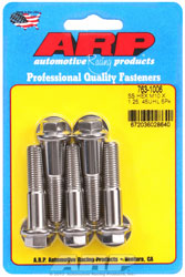 Click for a larger picture of ARP M10 x 1.25 x 45 Hex Head Stainless Steel Bolt, 5-Pack