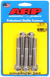 Click for a larger picture of ARP M10 x 1.25 x 70 Hex Head Stainless Steel Bolt, 5-Pack