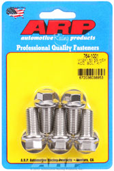 Click for a larger picture of ARP M12 x 1.50 x 25 Hex Head Stainless Steel Bolt, 5-Pack