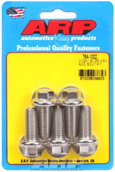 Click for a larger picture of ARP M12 x 1.50 x 30 Hex Head Stainless Steel Bolt, 5-Pack