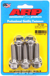 Click for a larger picture of ARP M12 x 1.50 x 35 Hex Head Stainless Steel Bolt, 5-Pack