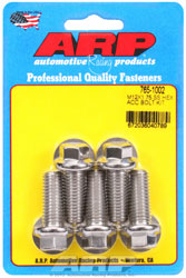 Click for a larger picture of ARP M12 x 1.75 x 30 Hex Head Stainless Steel Bolt, 5-Pack