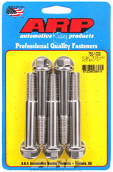 Click for a larger picture of ARP M12 x 1.75 x 80 Hex Head Stainless Steel Bolt, 5-Pack