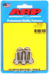 Click for a larger picture of ARP M6 x 1.00 x 16 12-Point Head Stainless Steel Bolt, 5-Pk