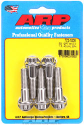 Click for a larger picture of ARP M10 x 1.50 x 40 12-Point Head Stainless Steel Bolt, 5-Pk