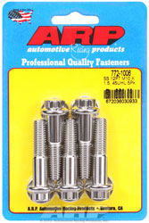 Click for a larger picture of ARP M10 x 1.50 x 45 12-Point Head Stainless Steel Bolt, 5-Pk