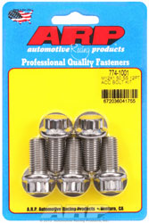 Click for a larger picture of ARP M12 x 1.50 x 25 12-Point Head Stainless Steel Bolt, 5-Pk