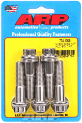 Click for a larger picture of ARP M12 x 1.50 x 50 12-Point Head Stainless Steel Bolt, 5-Pk