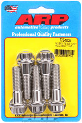 Click for a larger picture of ARP M12 x 1.75 x 45 12-Point Head Stainless Steel Bolt, 5-Pk