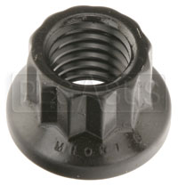 Large photo of ARP 12-Point Nut, 10mm x 1.50, Black, sold individually, Pegasus Part No. ARP300-8345