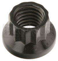 Large photo of ARP 12-Point Nut, 12mm x 1.75, Black, sold individually, Pegasus Part No. ARP300-8376