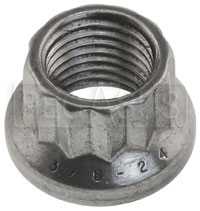 Click for a larger picture of ARP 3/8-24 12 Point Nuts, 7/16 Wrenching, Stainless, Each