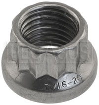 Click for a larger picture of ARP 7/16-20 12 Point Nuts, 1/2 Wrenching, Stainless, Each