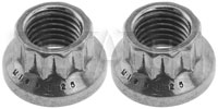 Click for a larger picture of ARP 12-Point Nut, 10mm x 1.25, Stainless, 2-Pack