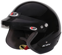 Click for a larger picture of B2 Icon Open Face Helmet, Snell SA2020