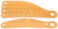 Click for a larger picture of Amber Tint Tear-Offs for Bell SE07 Shields only, 5-pack
