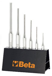 Click for a larger picture of Beta Tools 31/SP6 Set of 6 Pin Punches with Display Stand