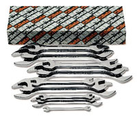 Click for a larger picture of Beta 55MP/S13, 13 Piece Chrome Open End Wrench Set, Metric