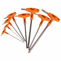 Click for a larger picture of Beta 96TINOX/S8, 8 Piece T-Handle Hex Key SS Wrench Set, mm