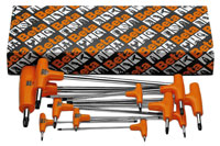 Click for a larger picture of Beta Tools 97TTX/S11 Set, 11 Torx Drivers w/Molded T-Handles