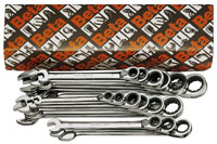 Large photo of Beta 142/S15 Box of 15 Reversible Ratchet Combo Wrenches, mm, Pegasus Part No. BT-001420074