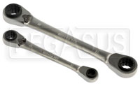 Click for a larger picture of Beta Tools 192/S2 Set of 2 Ratcheting Bi-Hex Wrenches, mm