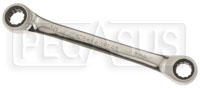 Click for a larger picture of Beta Tools 195AS Ratcheting 12-Pt Box End Wrench, 7/16 x 1/2