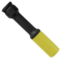 Click for a larger picture of 720LCL Long Wheel Nut Impact Socket w/Plastic Sleeve, 19mm