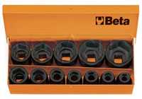 Click for a larger picture of Beta 720/C12 Impact Socket Set, 12 Piece, 1/2" Drive, Metric